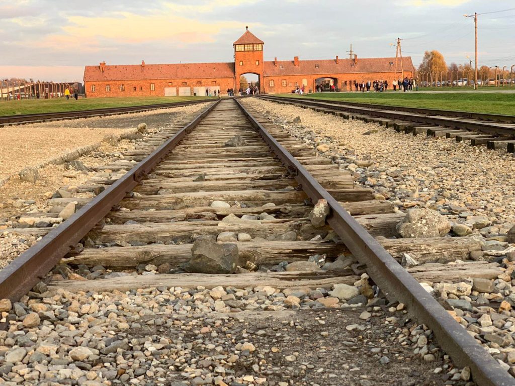 Guia brasileiro em Auschwitz Polônia