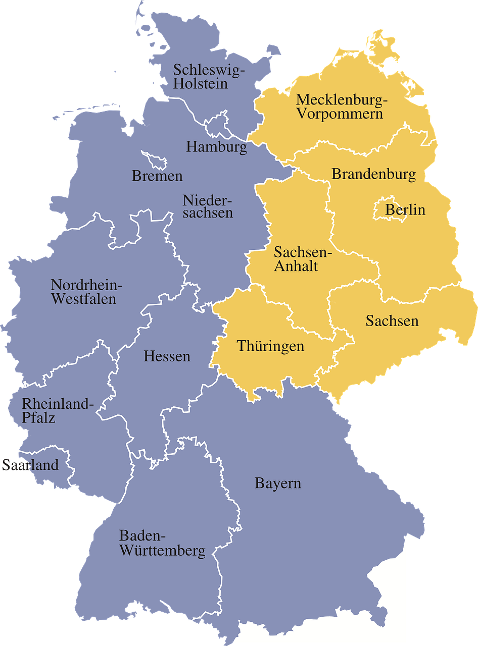 Mapa da Alemanha