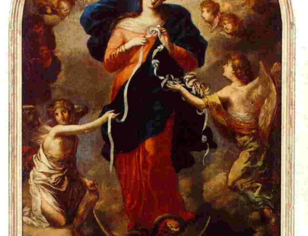 Nossa Senhora Desatadora dos Nós na Alemanha - Por Johann Georg Melchior Schmidtner no WikiMedia Commons