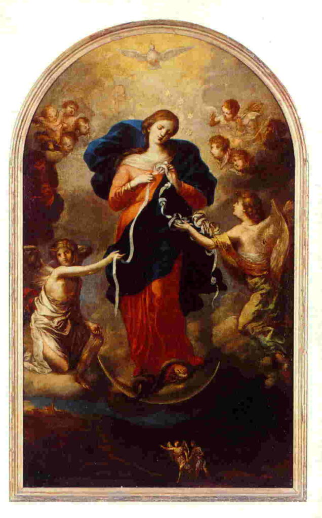 Nossa Senhora Desatadora dos Nós na Alemanha - Por Johann Georg Melchior Schmidtner no WikiMedia Commons